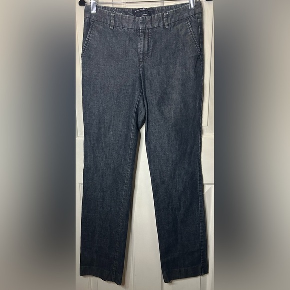GAP Straight Leg Stretch Bootcut Jeans- Dark Blue/ Size 2 Long - Picture 1 of 4